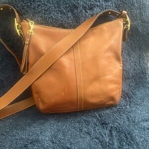 Vintage Coach Top Zip Duffle Bag